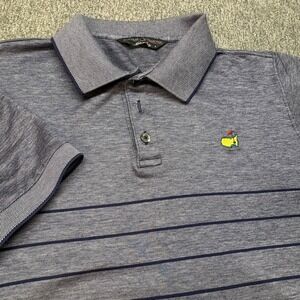 VTG Clubhouse Collection Masters Augusta National‎ Golf Polo Shirt Mens L Italy